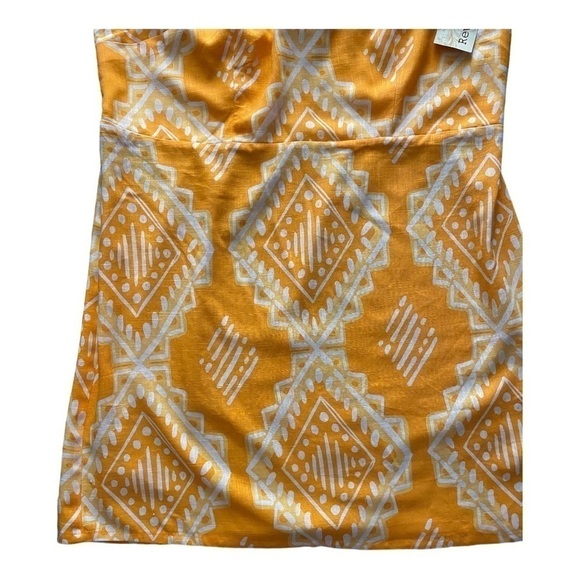 NWT-REWIND-ORANGE PRINT HALTER DRESS-SIZE 2X - Picture 3 of 7